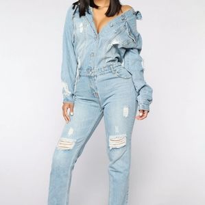 Denim Jumpsuit